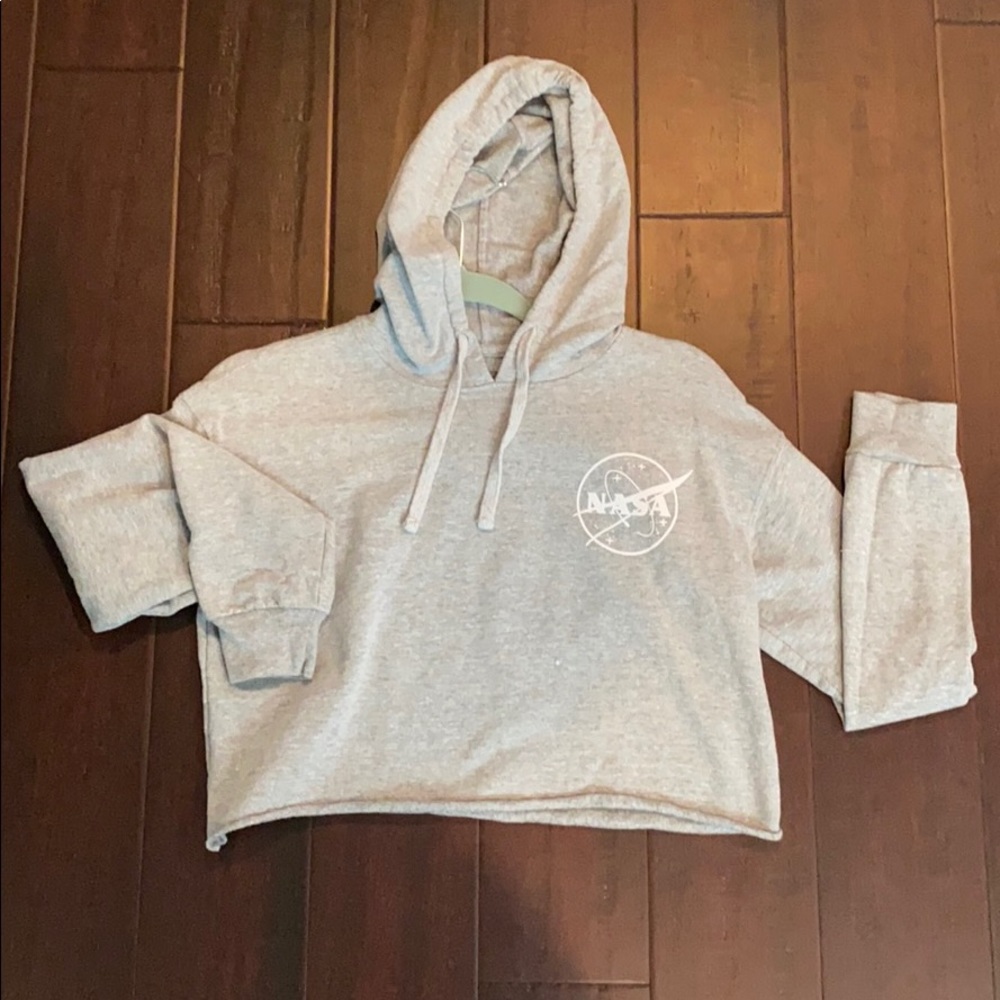 NASA cropped sweatshirt